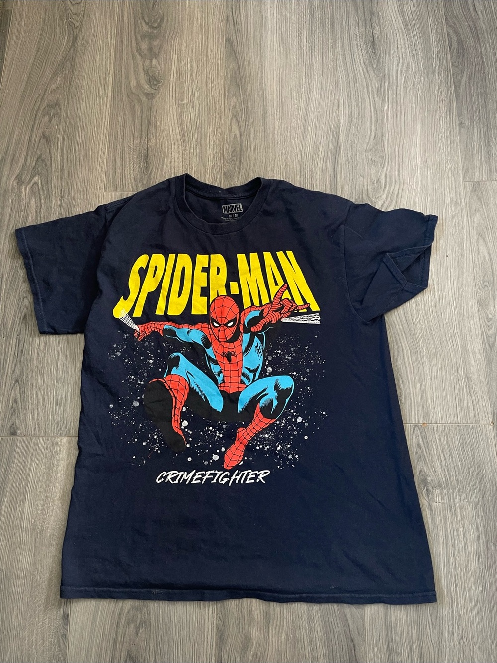 Marvel Spider-Man Navy Graphic Tee - Men's